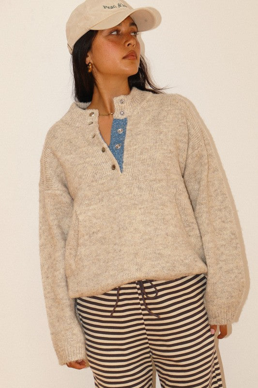 Cozy Up Pull Over Sweater