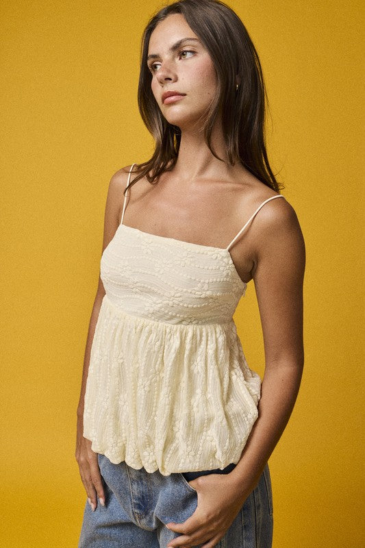Honey Bee Babydoll Tank Top
