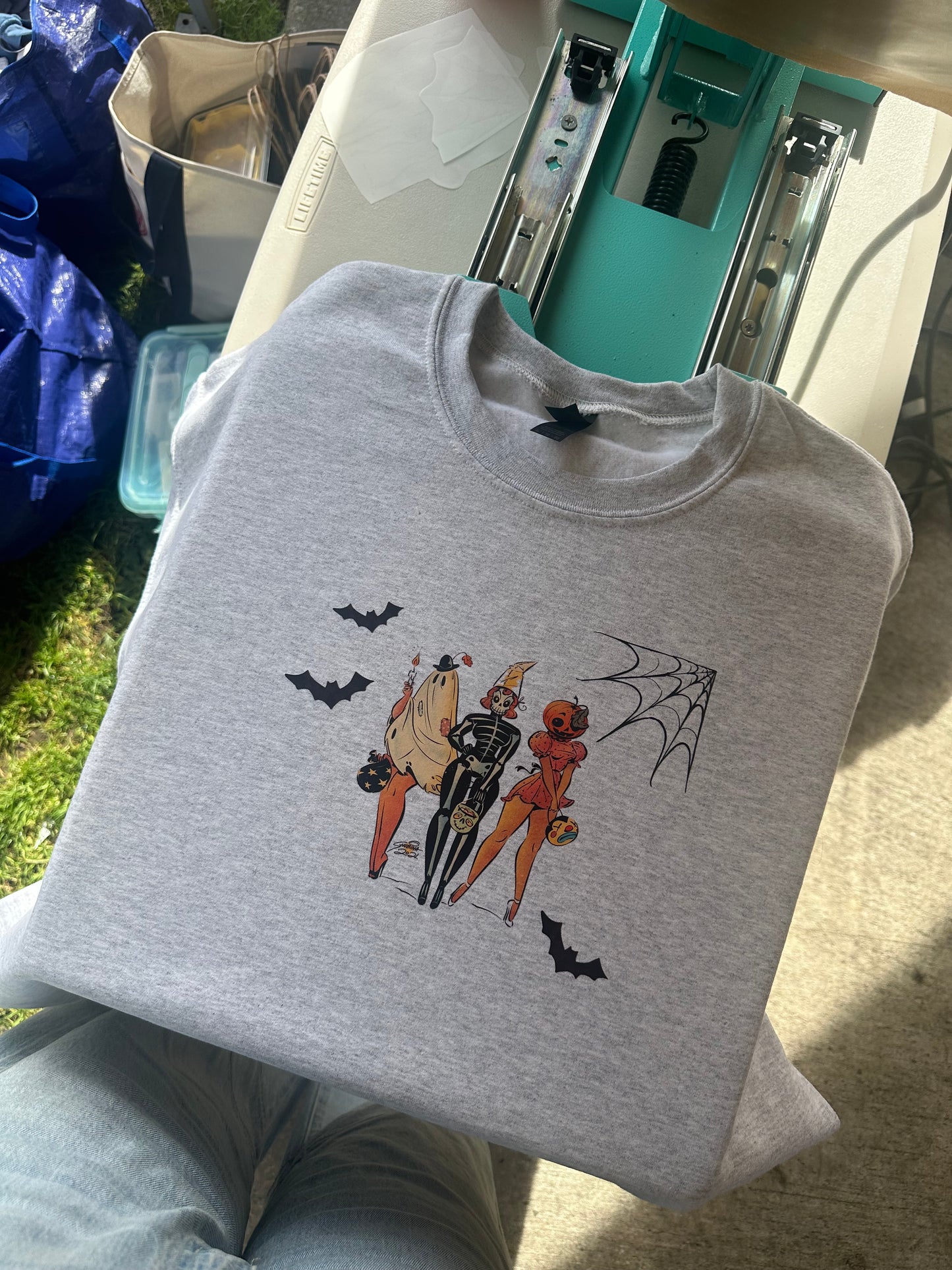 Halloween Scrapbook Sweatshirt - Mystery