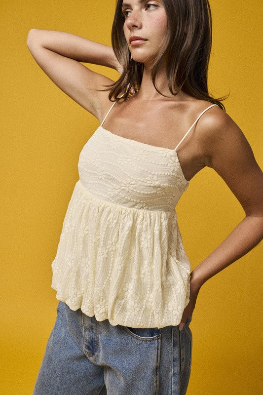 Honey Bee Babydoll Tank Top
