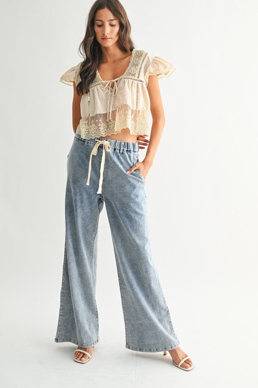 Forevermore Tie Front Top