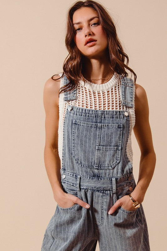 Lucky You Barrel Overalls
