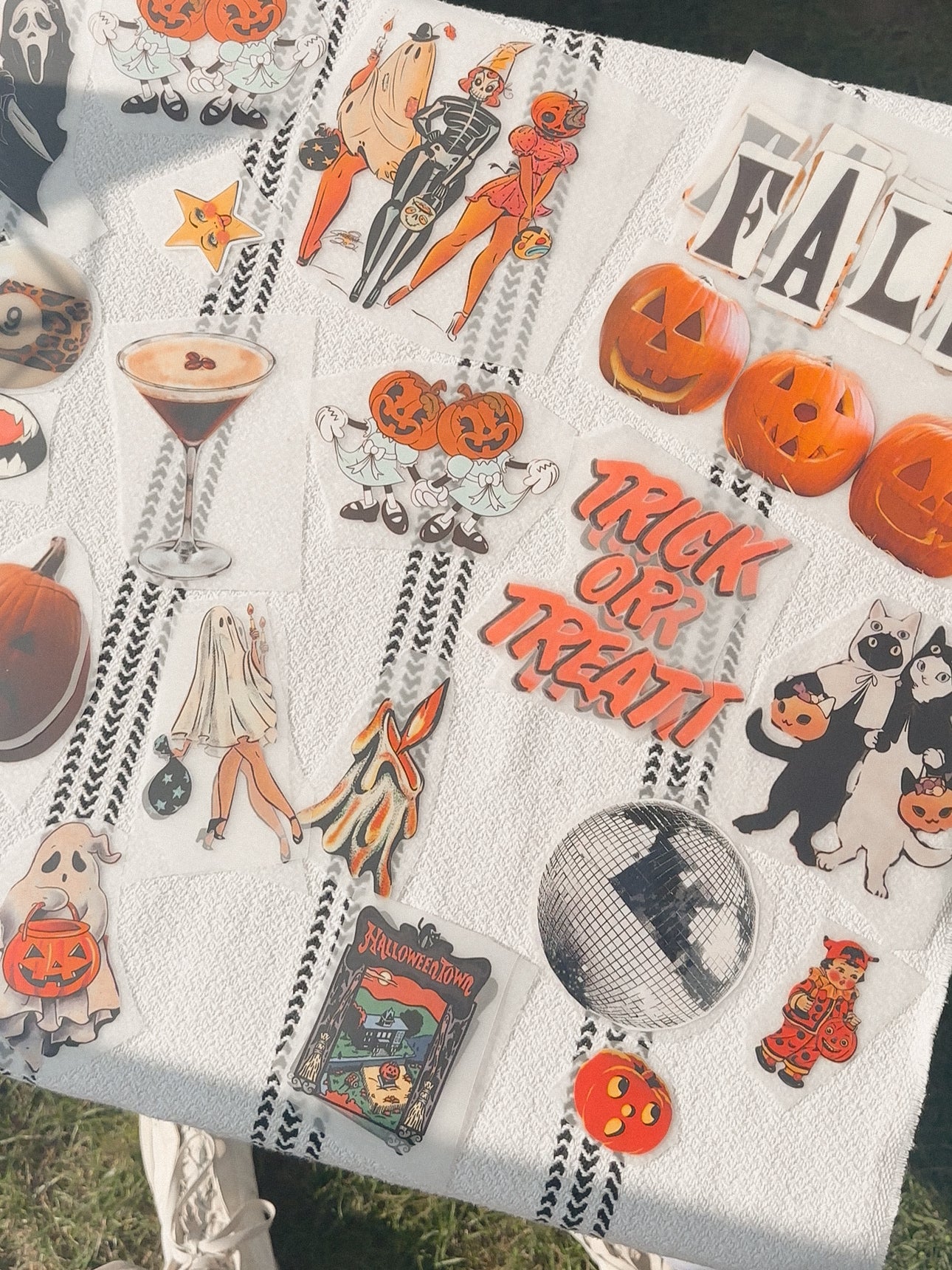 Halloween Scrapbook Sweatshirt - Mystery