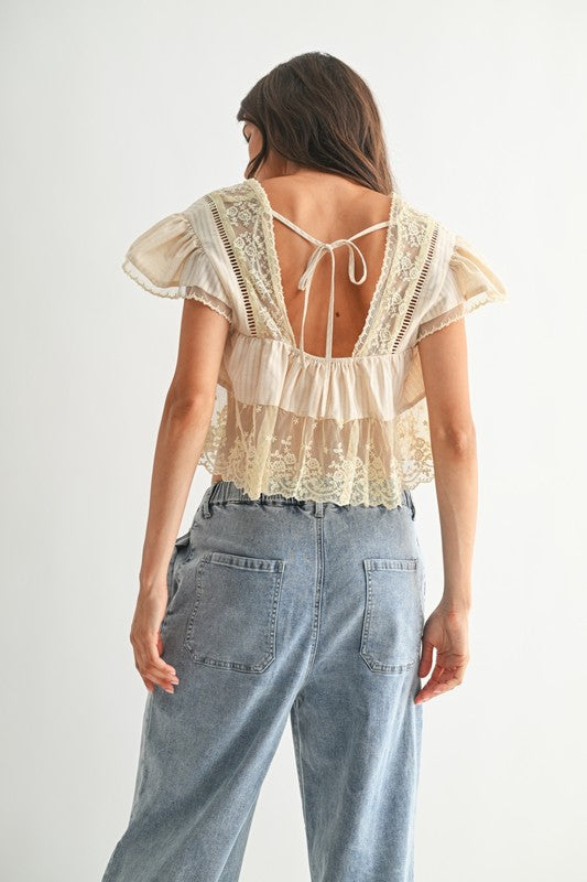 Forevermore Tie Front Top