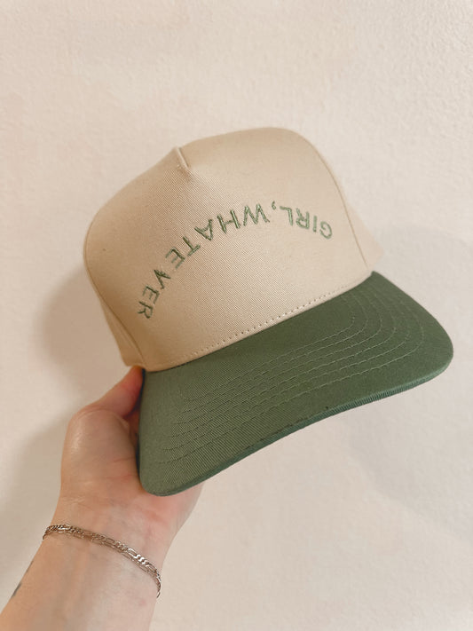 Girl Whatever Embroidered Trucker