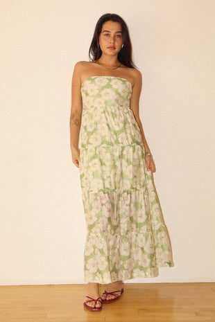 Leah Strapless Maxi Dress