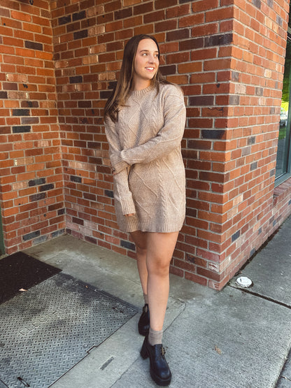 Maple Knit Sweater Dress