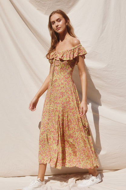 Sippin’ Rose Maxi Dress