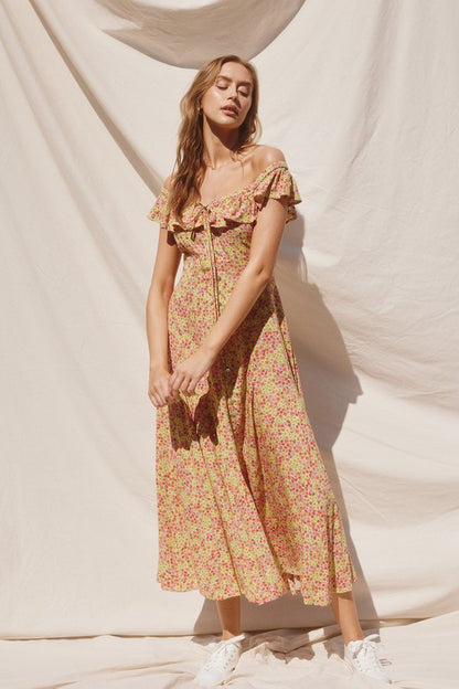 Sippin’ Rose Maxi Dress