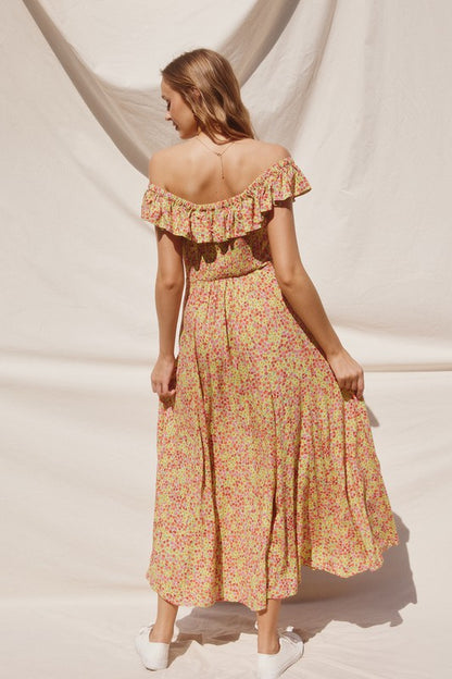 Sippin’ Rose Maxi Dress