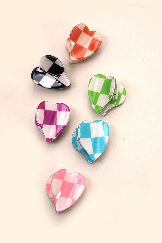 Mini Checkered Clips