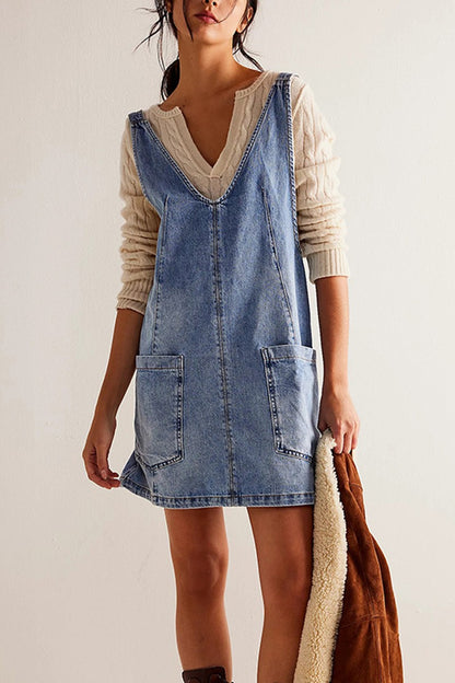 High Roller Denim Dress