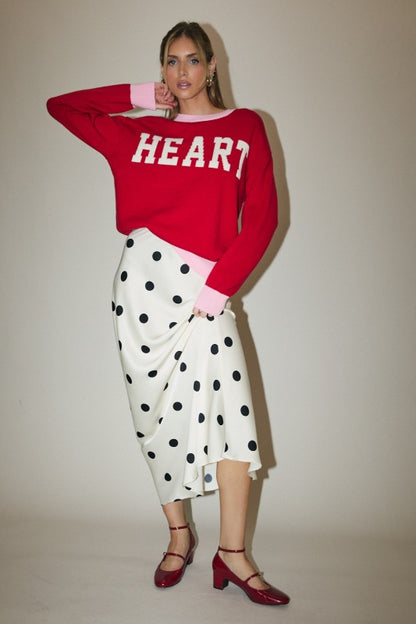 Purley Polka Dot Maxi Skirt