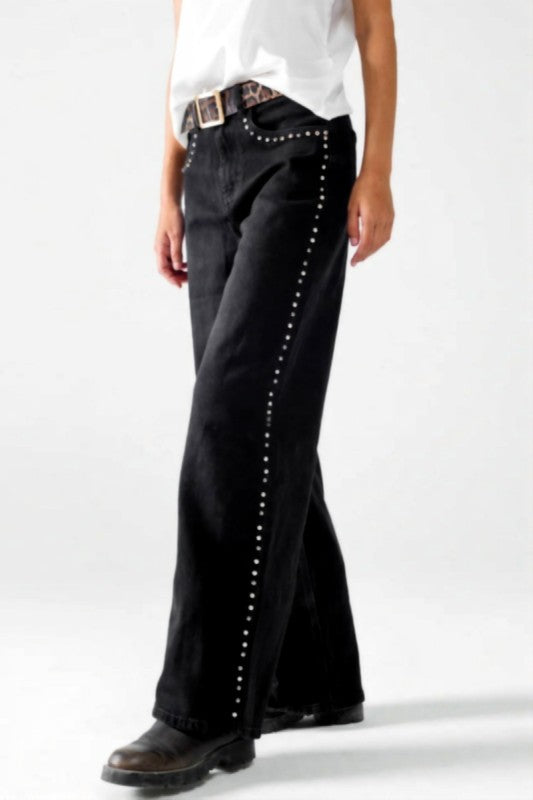 Erin Rhinestone Studded Jean