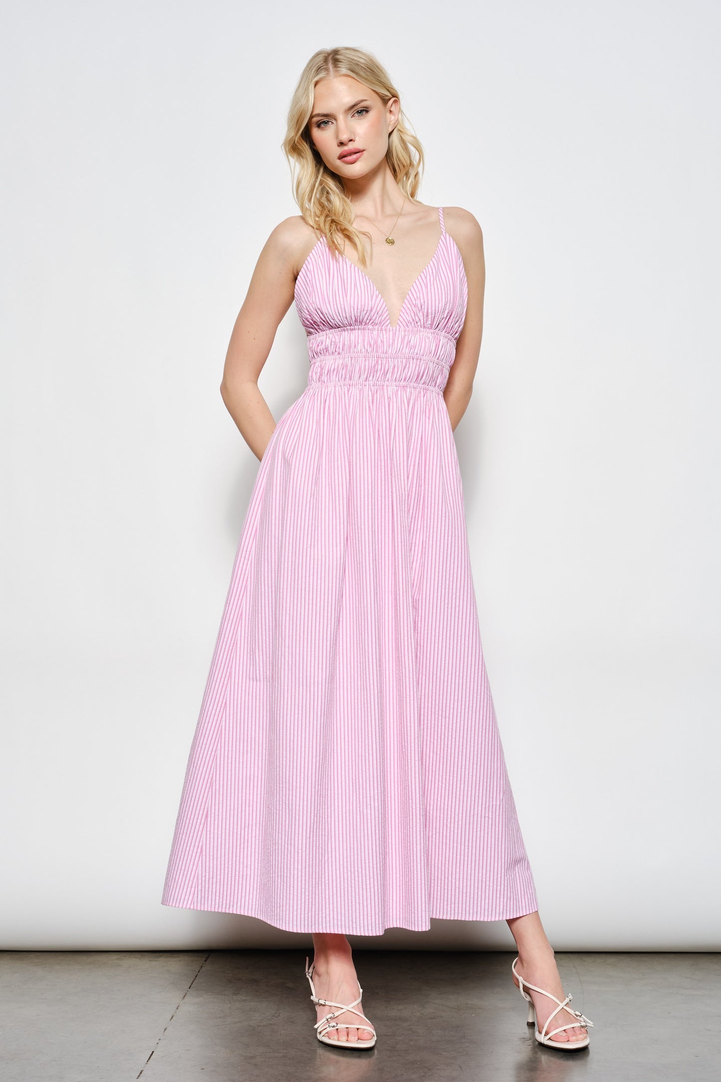 Matilda Striped Maxi Dress