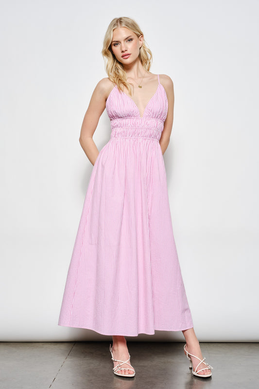Matilda Striped Maxi Dress