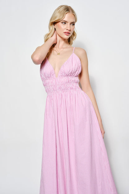 Matilda Striped Maxi Dress