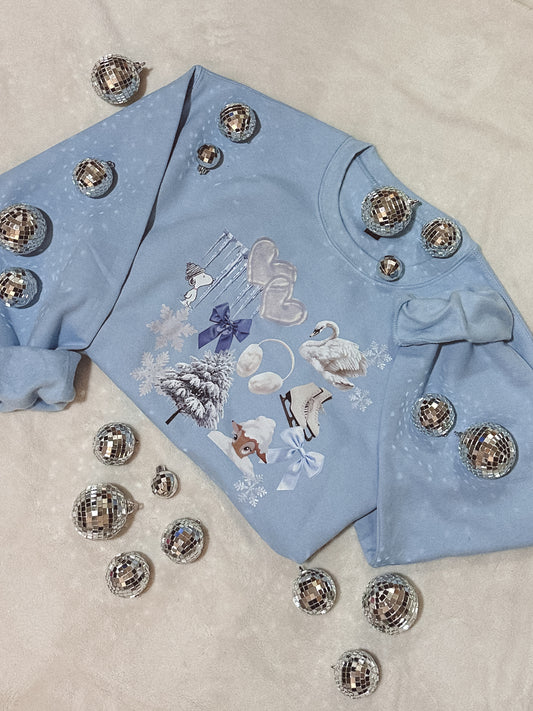 Ice Princess - Holiday Scrapbook Sweatshirt