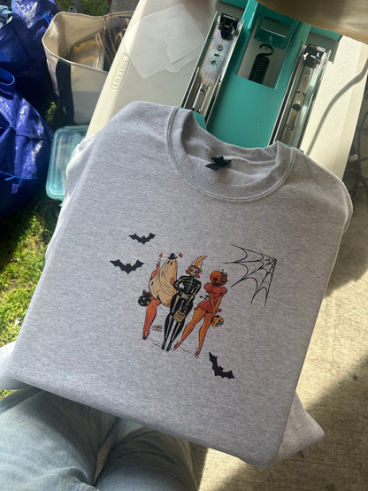 Halloween Scrapbook Sweatshirt - Mystery