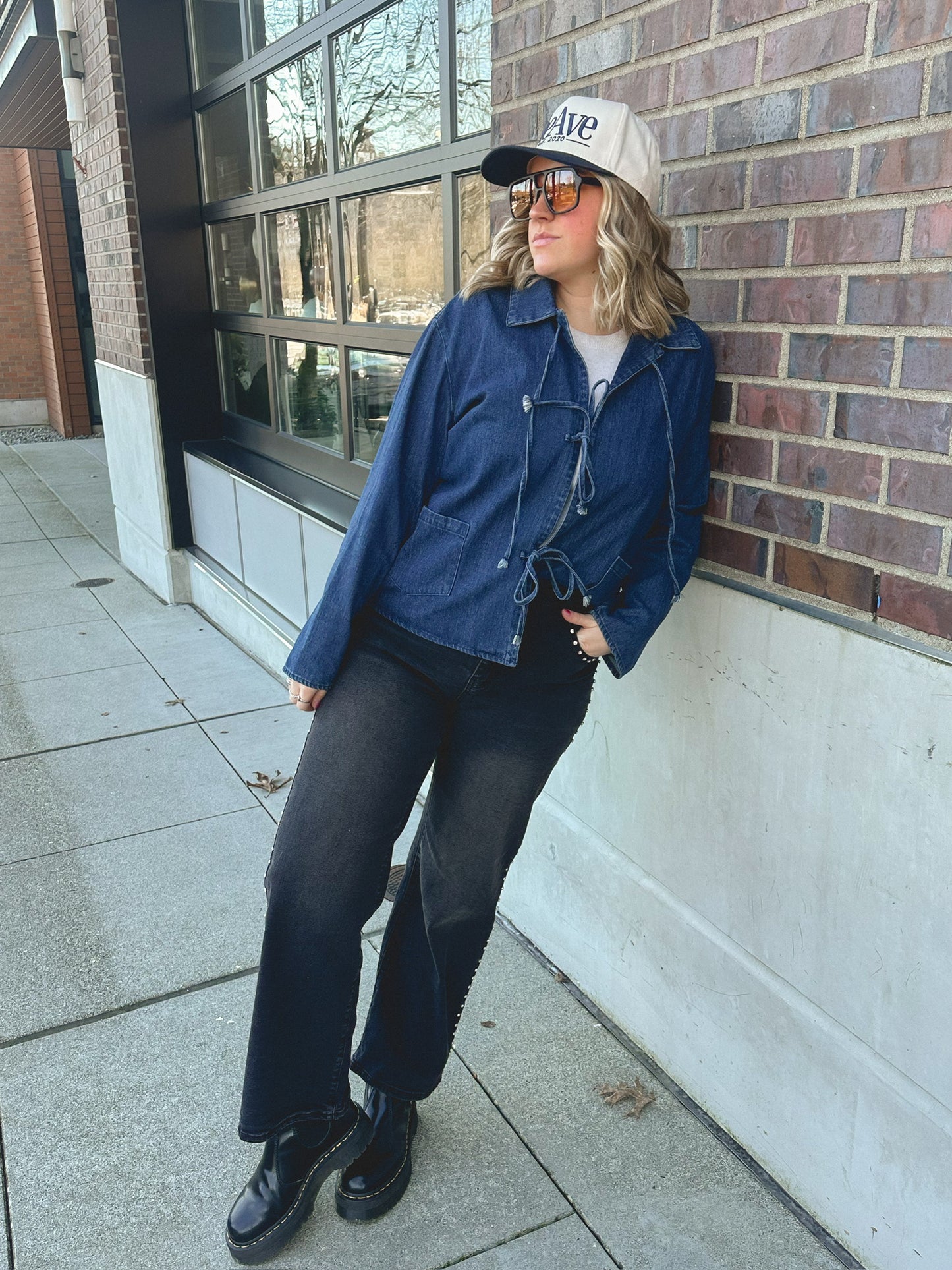 Erin Rhinestone Studded Jean