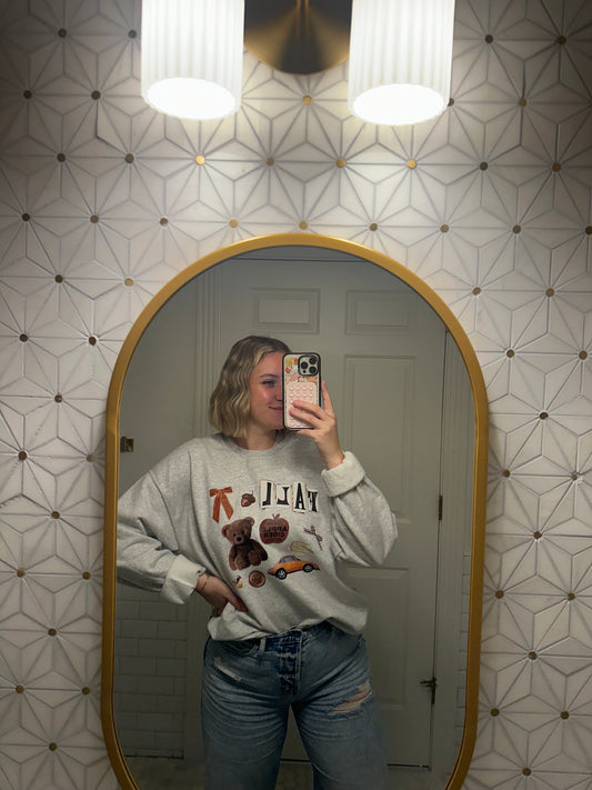 Fall Scrapbook Sweatshirt - Mystery