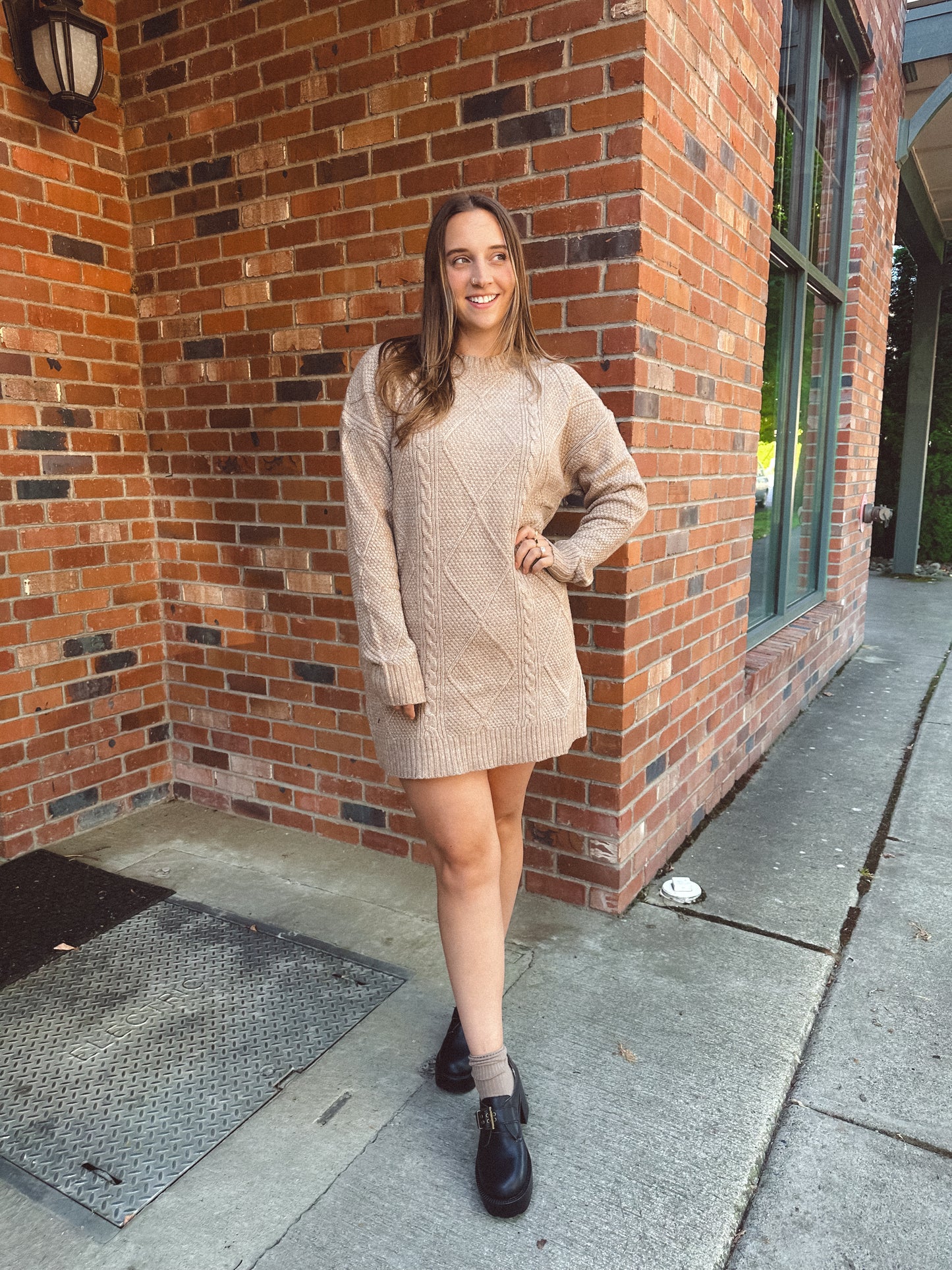 Maple Knit Sweater Dress