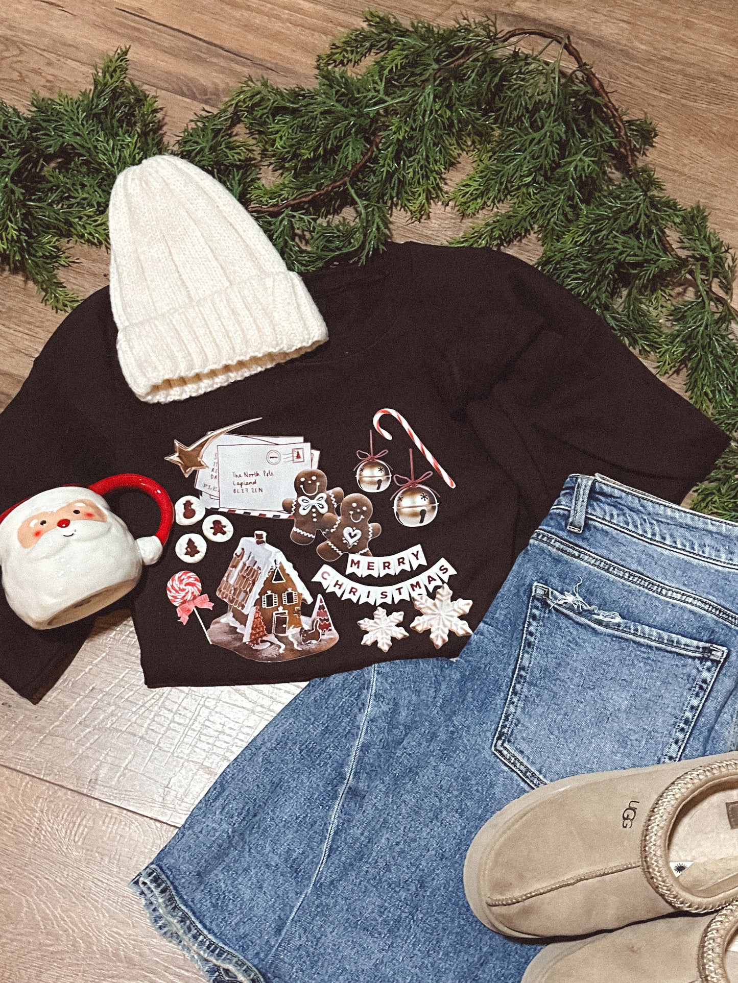 Cookies for Santa - Holiday Scrapbook Sweatshirt