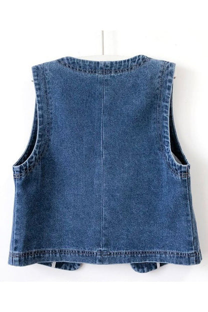 Blue Jean Baby -Denim Vest