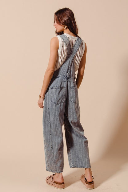 Lucky You Barrel Overalls