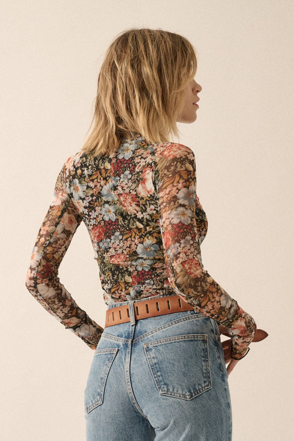 Karlie Mesh Floral Top RESTOCK