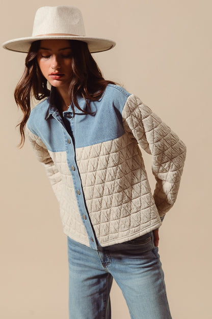 Denver Quilted Denim Jacket